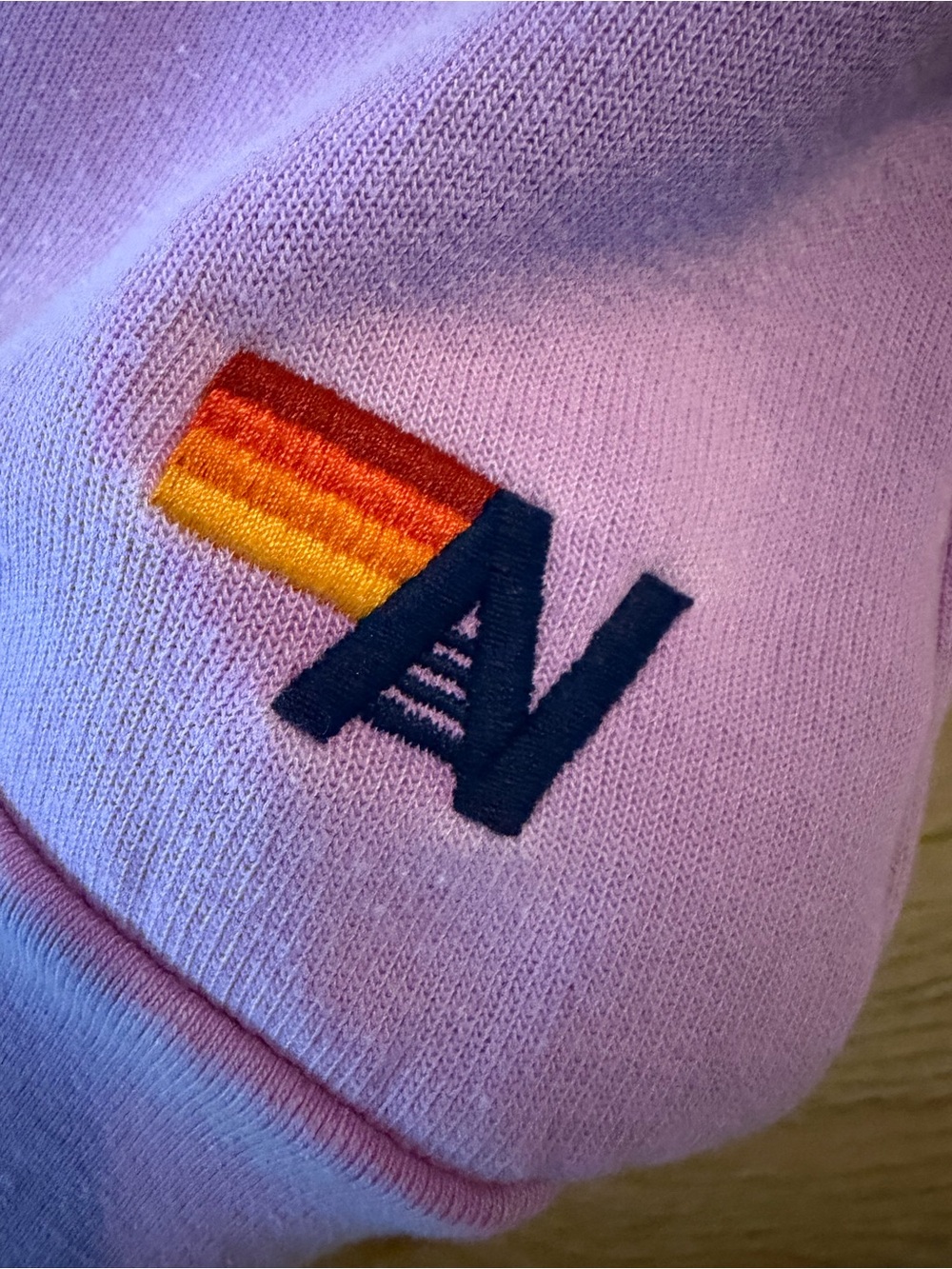 Aviator Nation Lavender Rainbow Surf Graphic Sweatshirt - Picture 5 of 6